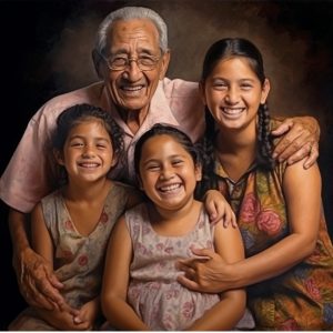 relación directa y regular abuelos